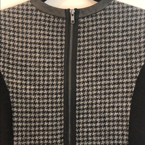 J. Crew Mixed Gray Black Houndstooth Dress Size 2P - Picture 7 of 8